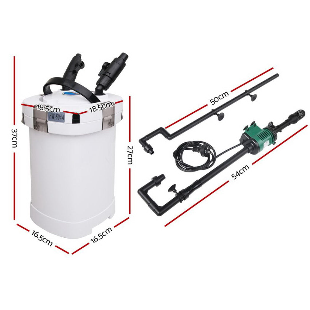 Giantz External Canister Filter - 1250L/H