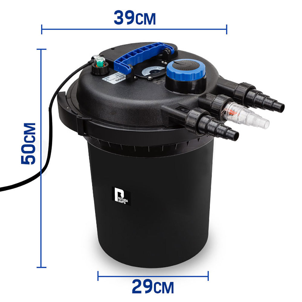PROTEGE Pond Canister Filter with UV Steriliser - 10000L/H