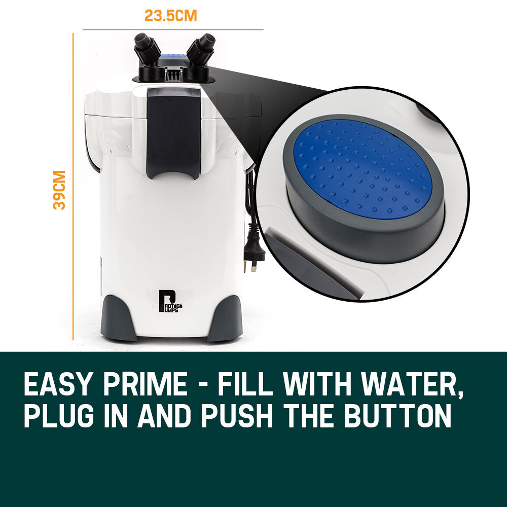PROTEGE P2000 External Canister Filter - 1250L/H