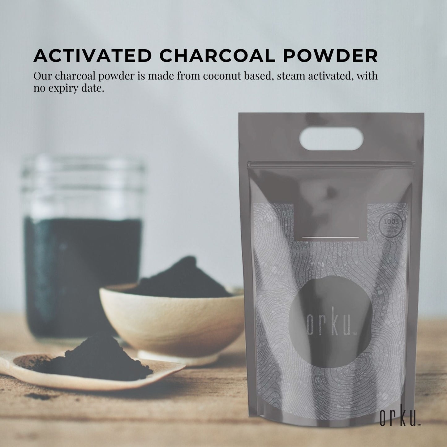 ORKU Granular Activated Carbon - Coconut Shell Charcoal - 10kg
