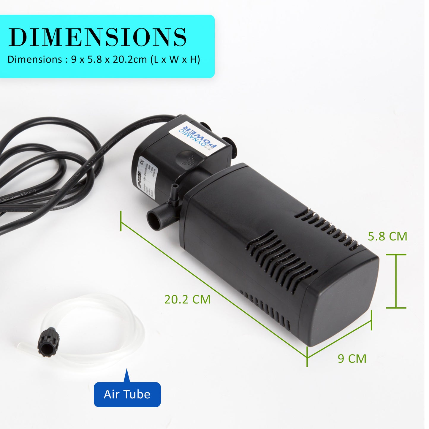 Dynamic Power 3-in-1 Internal Filter - 600L/H