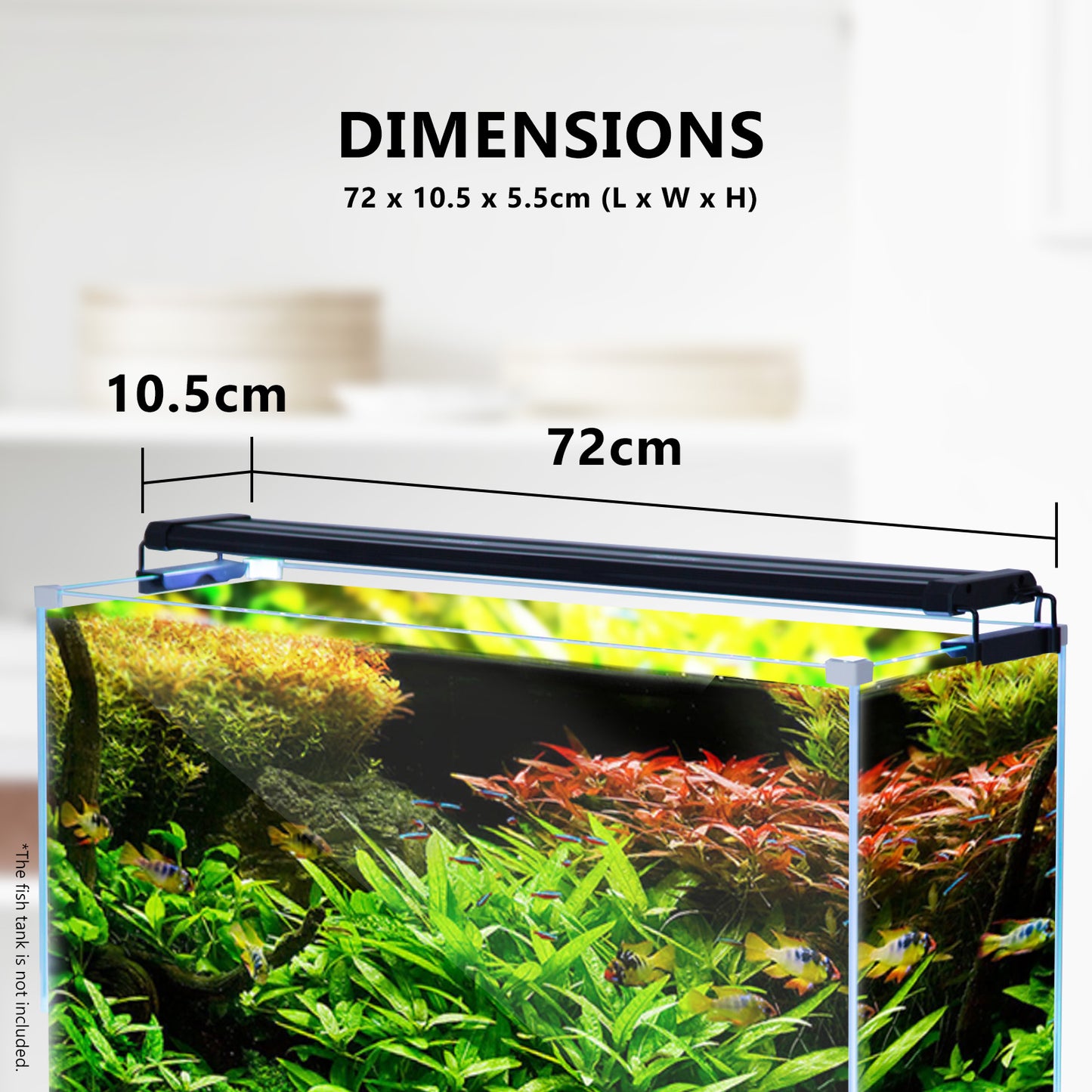 Dynamic Power 18w LED Light Blue/White - 75-95cm