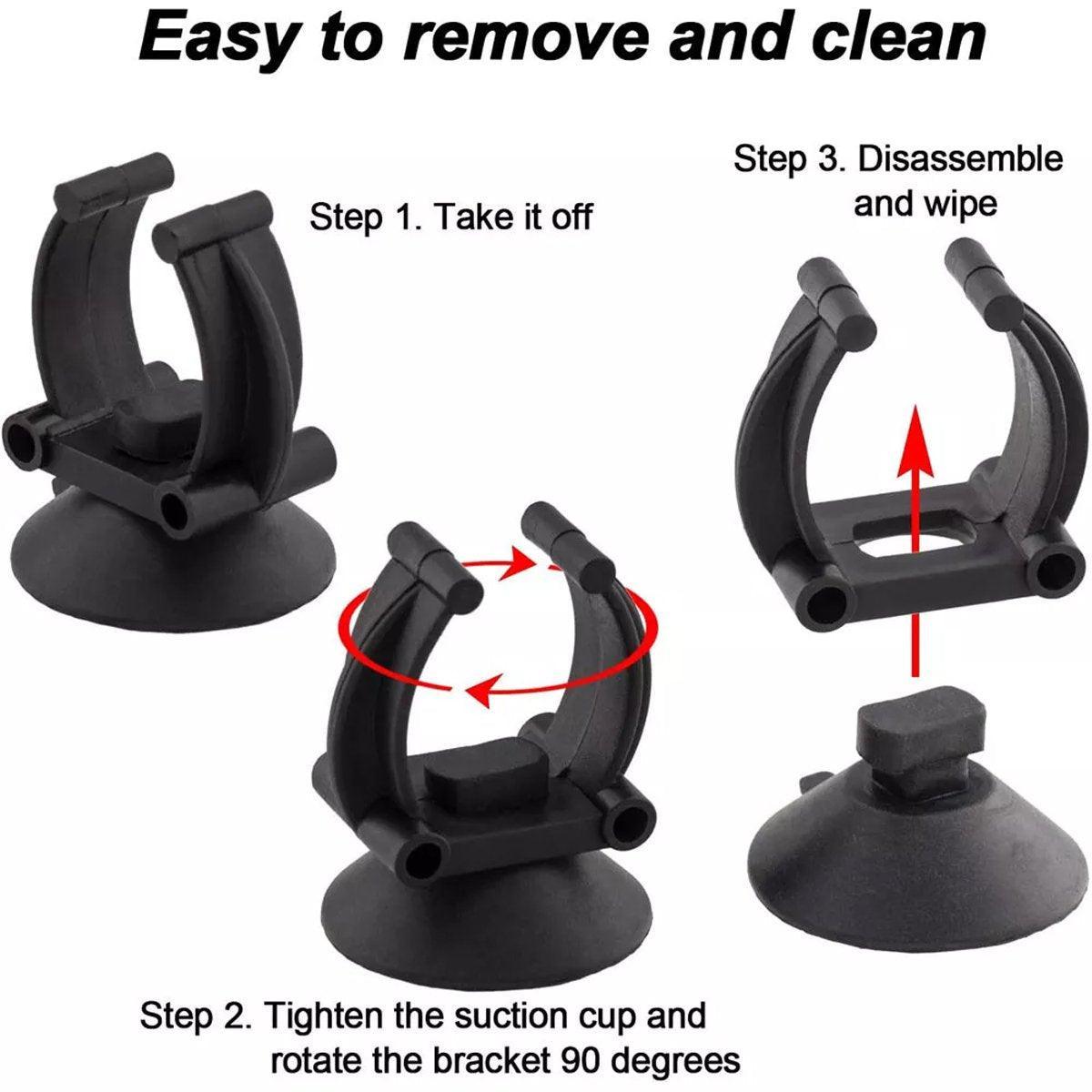 Suction Cups - Black - 20PCS