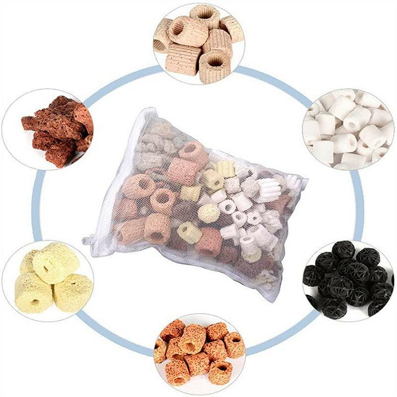 Filter Media Mesh Bags - 10Pcs - 15 x 20cm