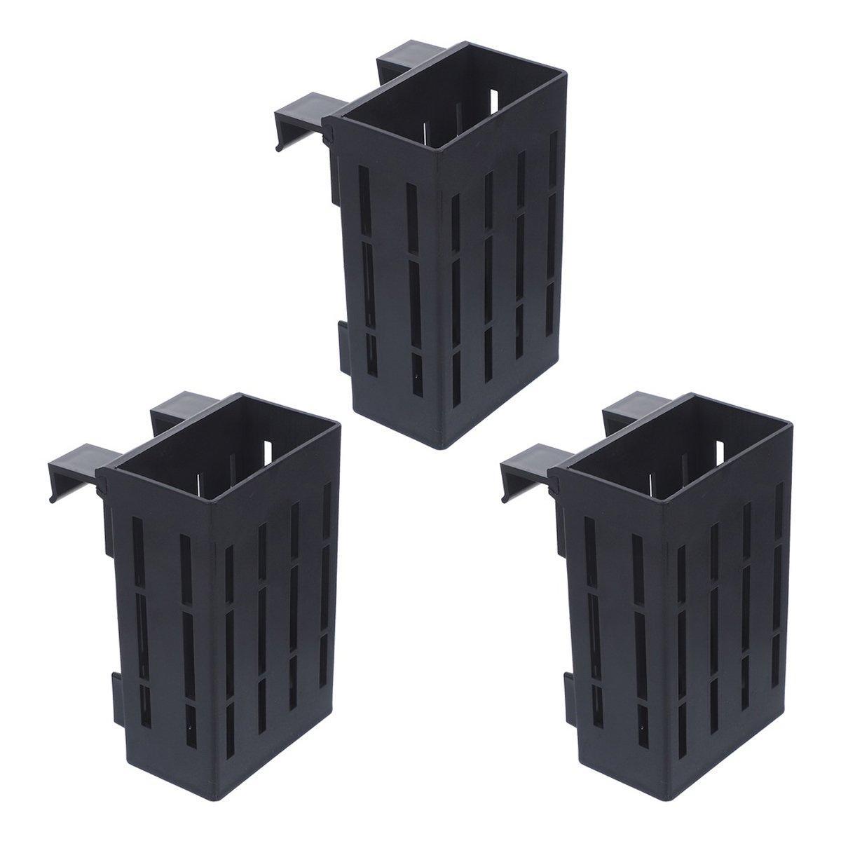 Aquarium Plant Holder - Black 3 PCS