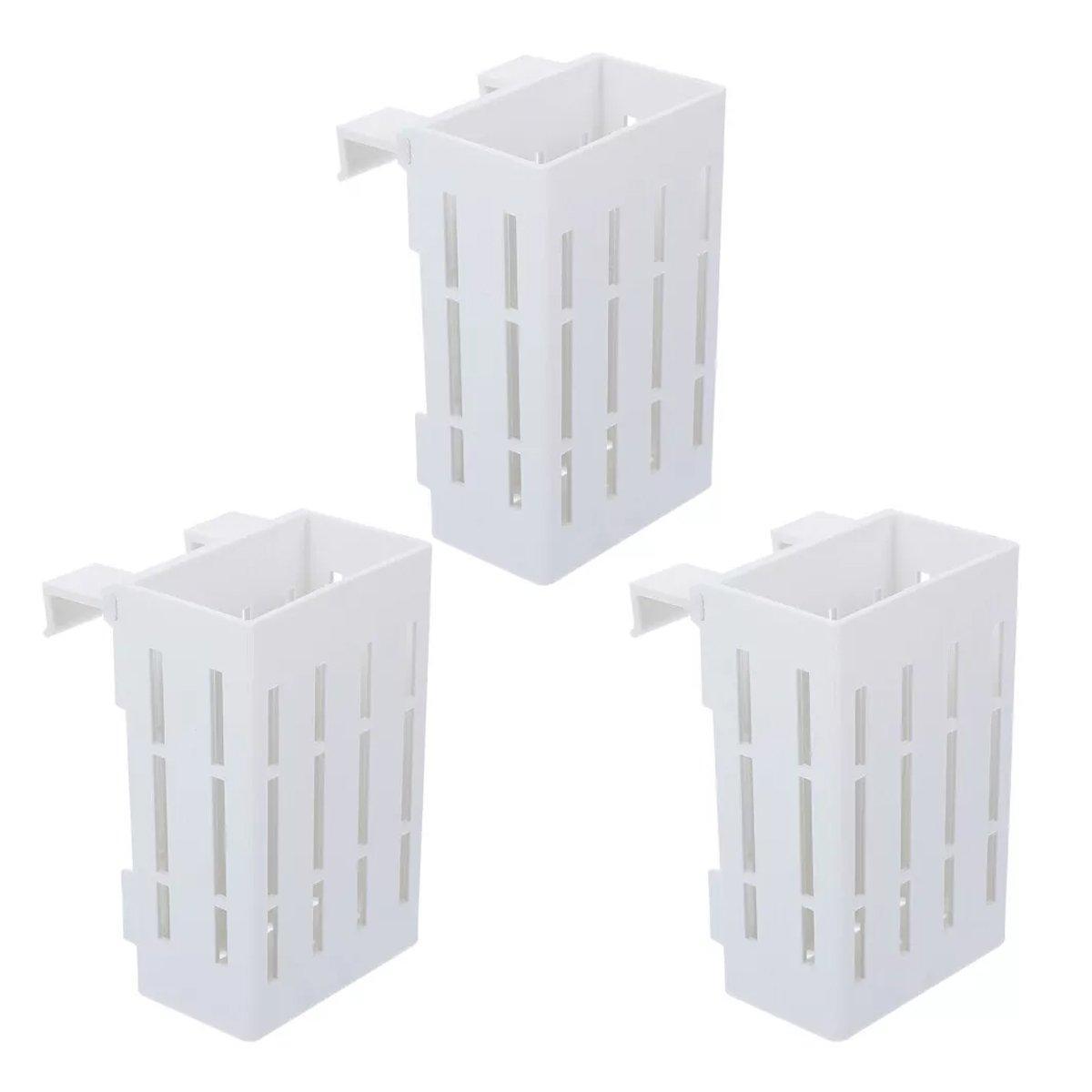 Aquarium Plant Holder - White 3 PCS