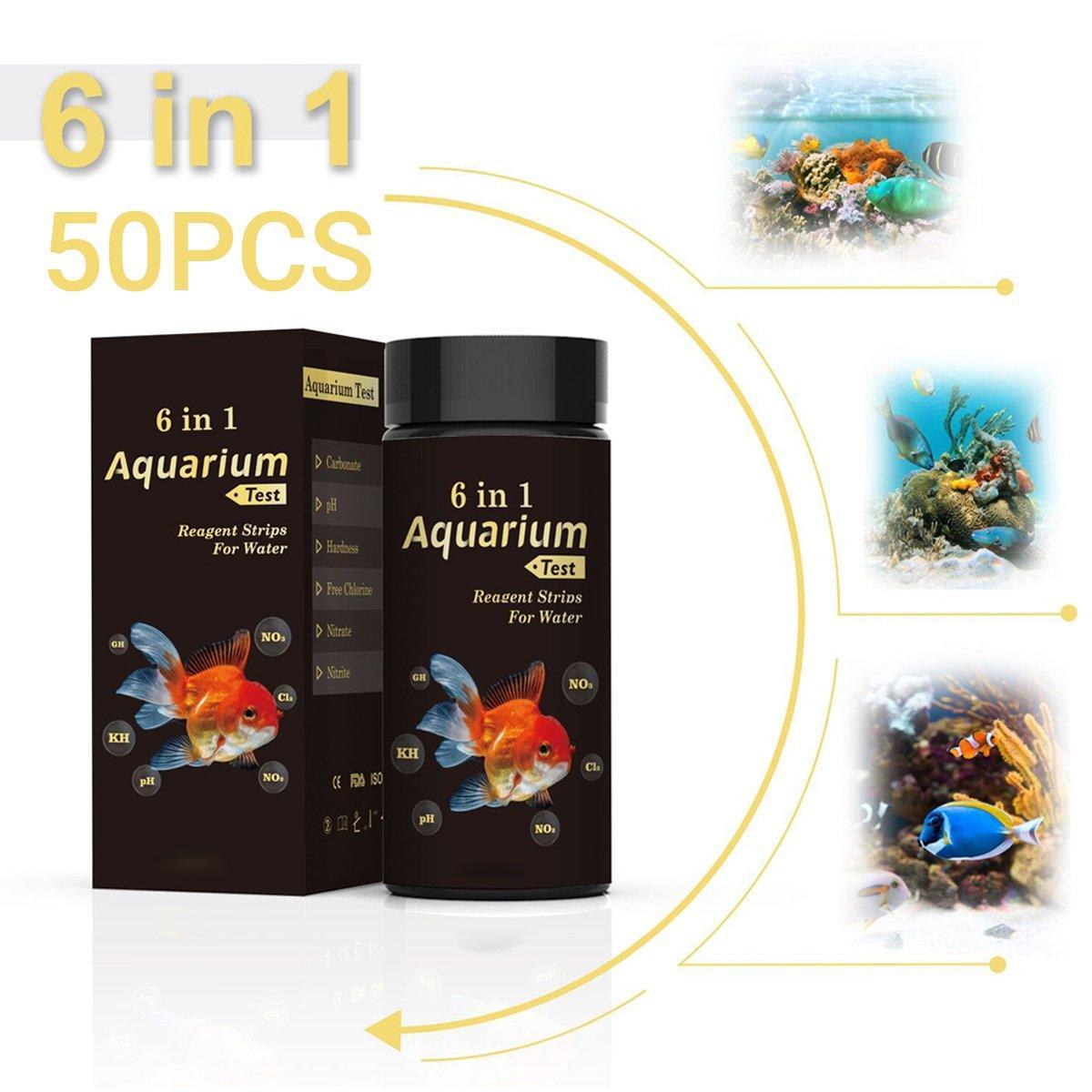 6in1 Water Quality Test Strips - 50pcs