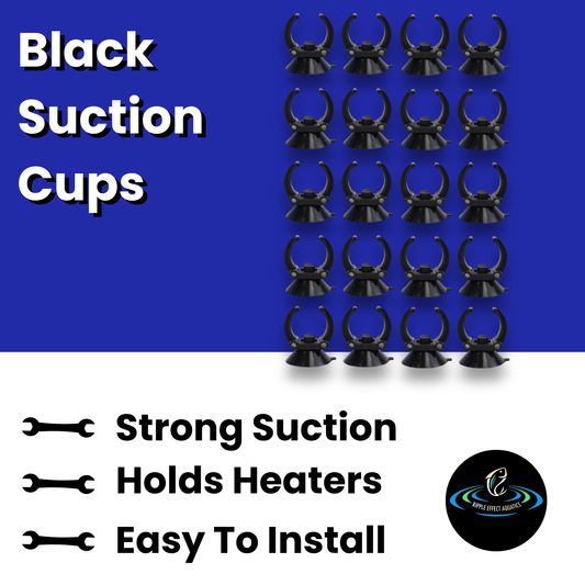 Suction Cups - Black - 20PCS