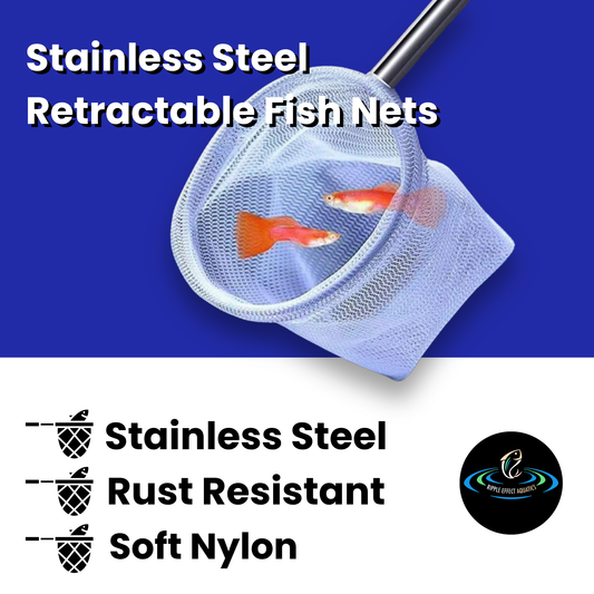 Retractable Pocket Fish Net - Shape - Round - L