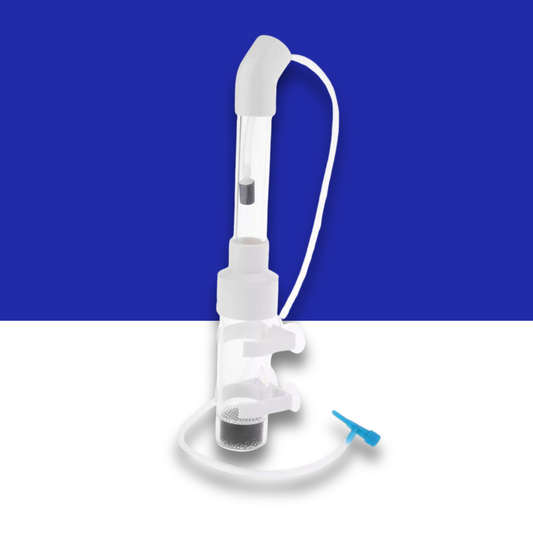 Fish Egg Tumbler on a blue and white background