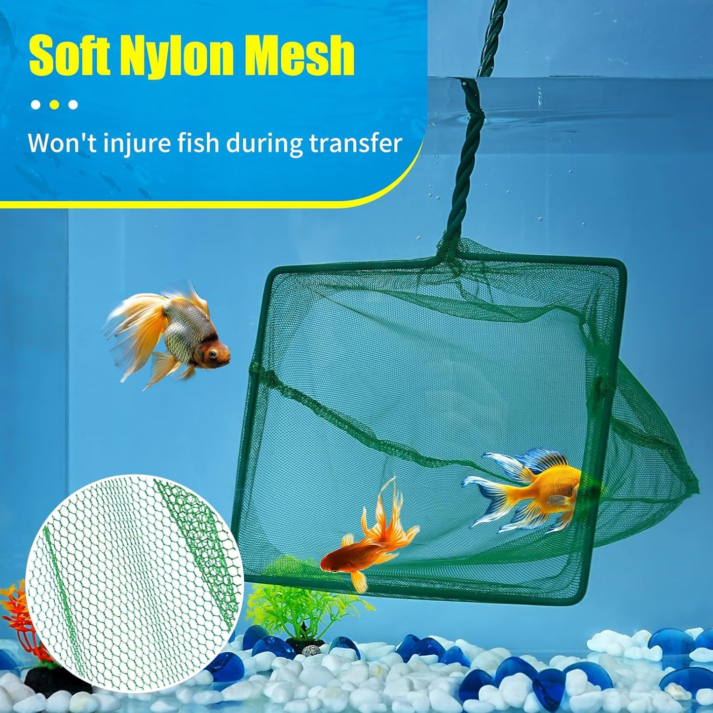 Soft Mesh Fish Net - 20x15cm