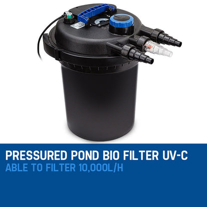 PROTEGE Pond Canister Filter with UV Steriliser - 10000L/H