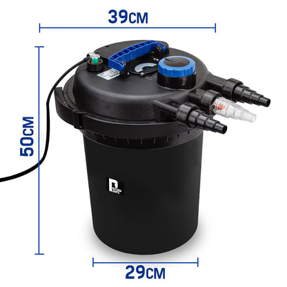 PROTEGE Pond Canister Filter with UV Steriliser - 10000L/H