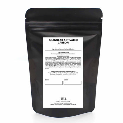 ORKU Granular Activated Carbon - Coconut Shell Charcoal - 20kg