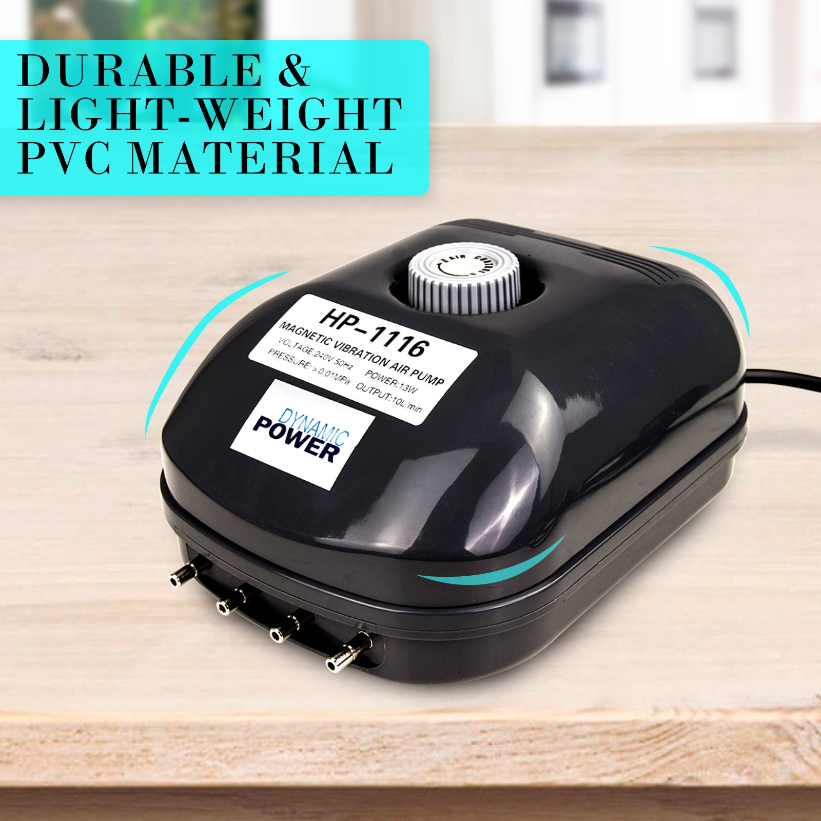 Dynamic Power Air Pump 4 Outlet 360L/H