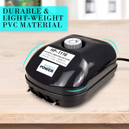 Dynamic Power Air Pump 4 Outlet 360L/H