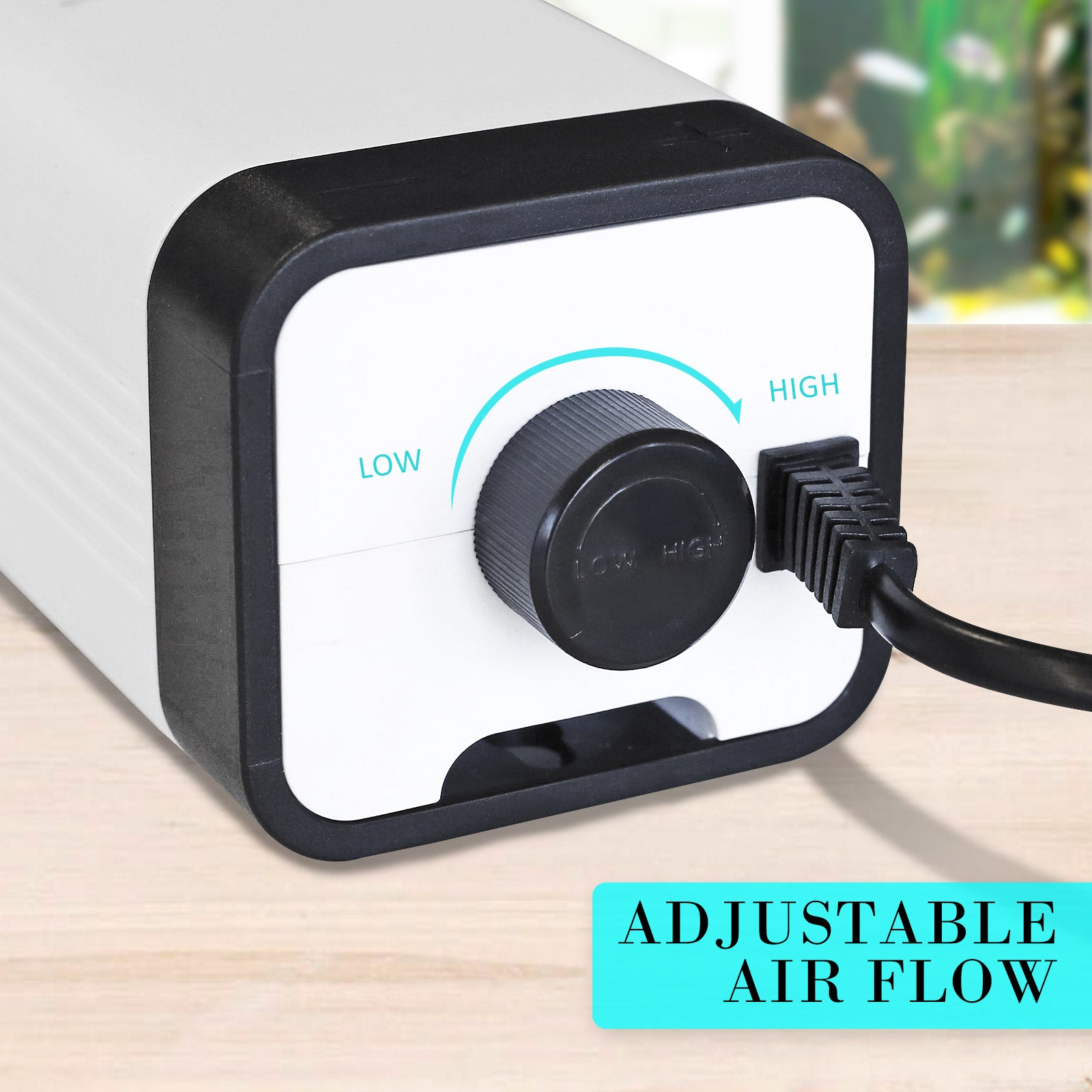 Dynamic Power Dual Outlet Air Pump 180L/H