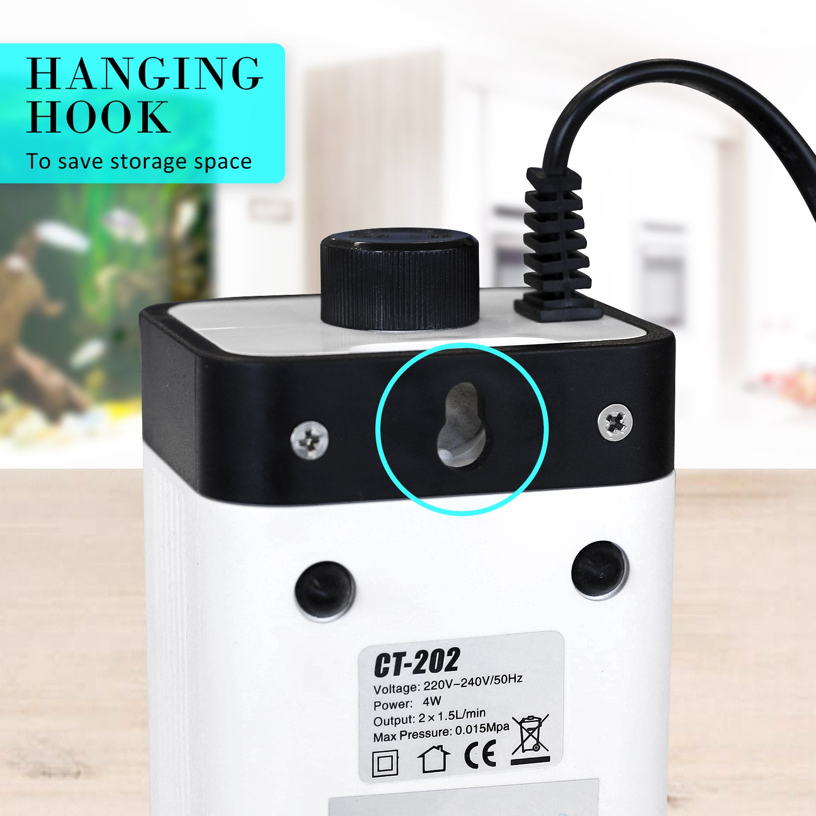 Dynamic Power Dual Outlet Air Pump 180L/H