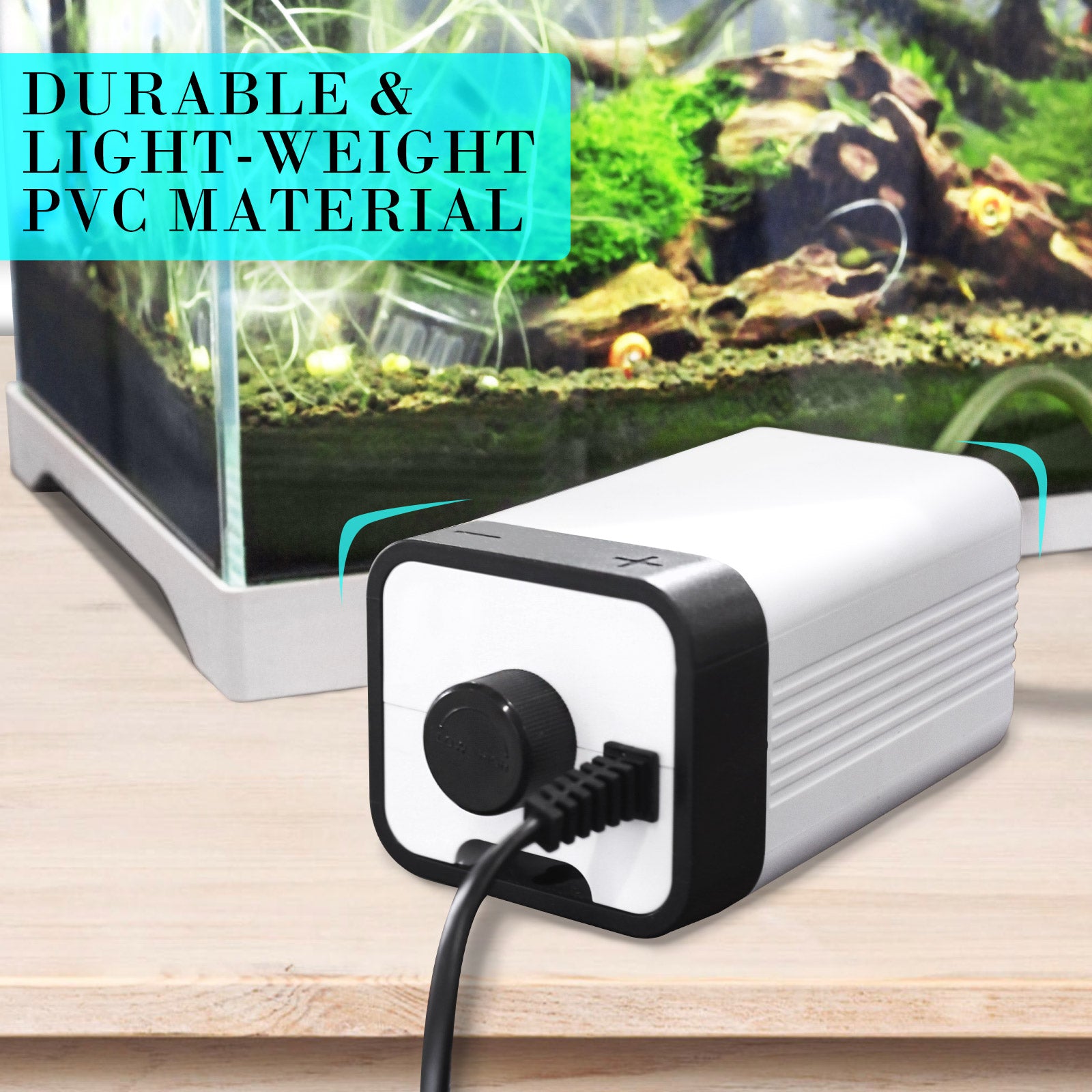 Dynamic Power Dual Outlet Air Pump 180L/H