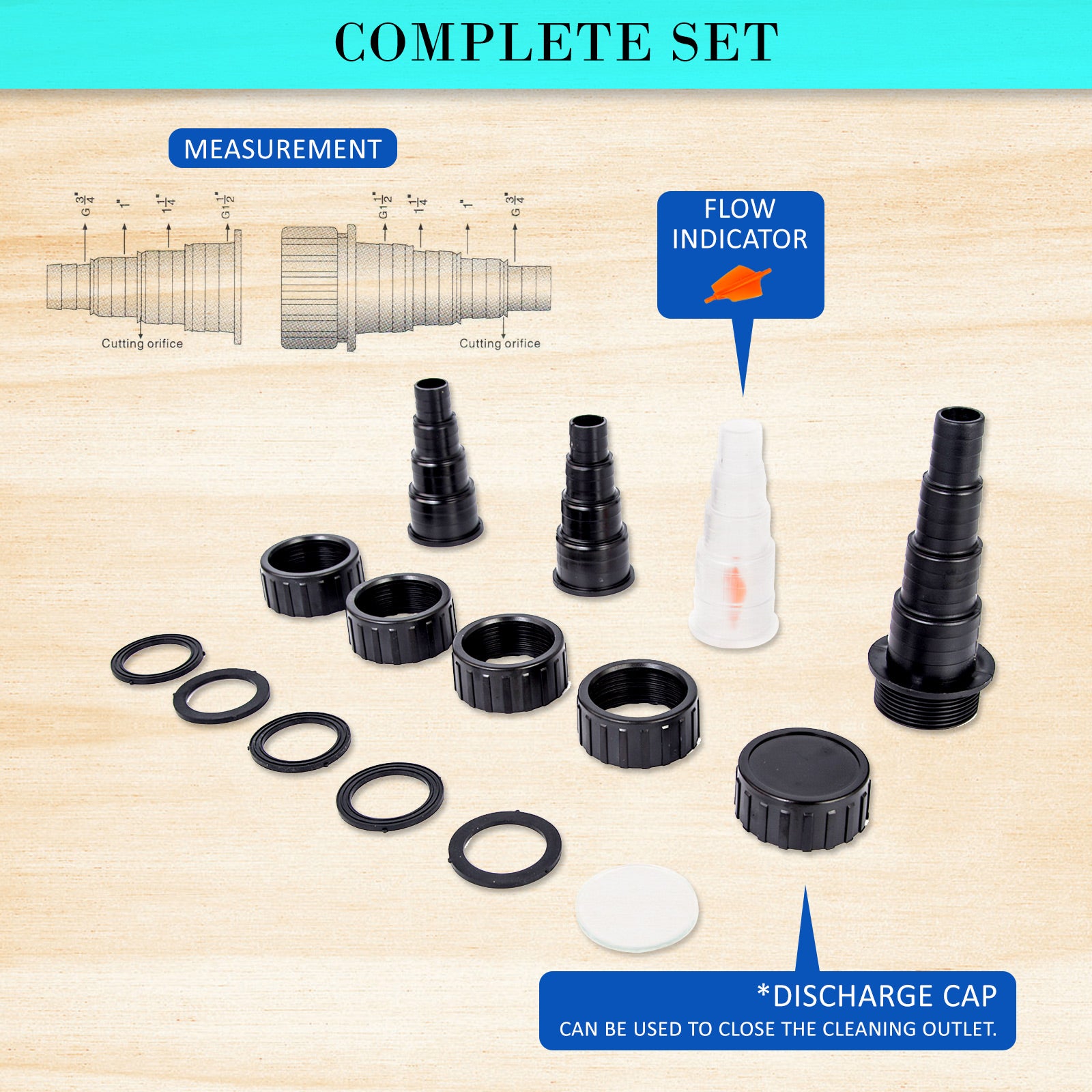 Dynamic Power Pond Canister Filter with UV Steriliser - 10000L/H + Submersible Pump - 16000L/H Pond Kit