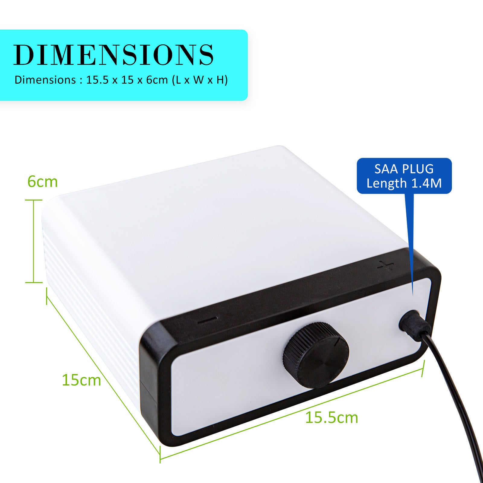 Dynamic Power Air Pump 4 Outlet 670L/H