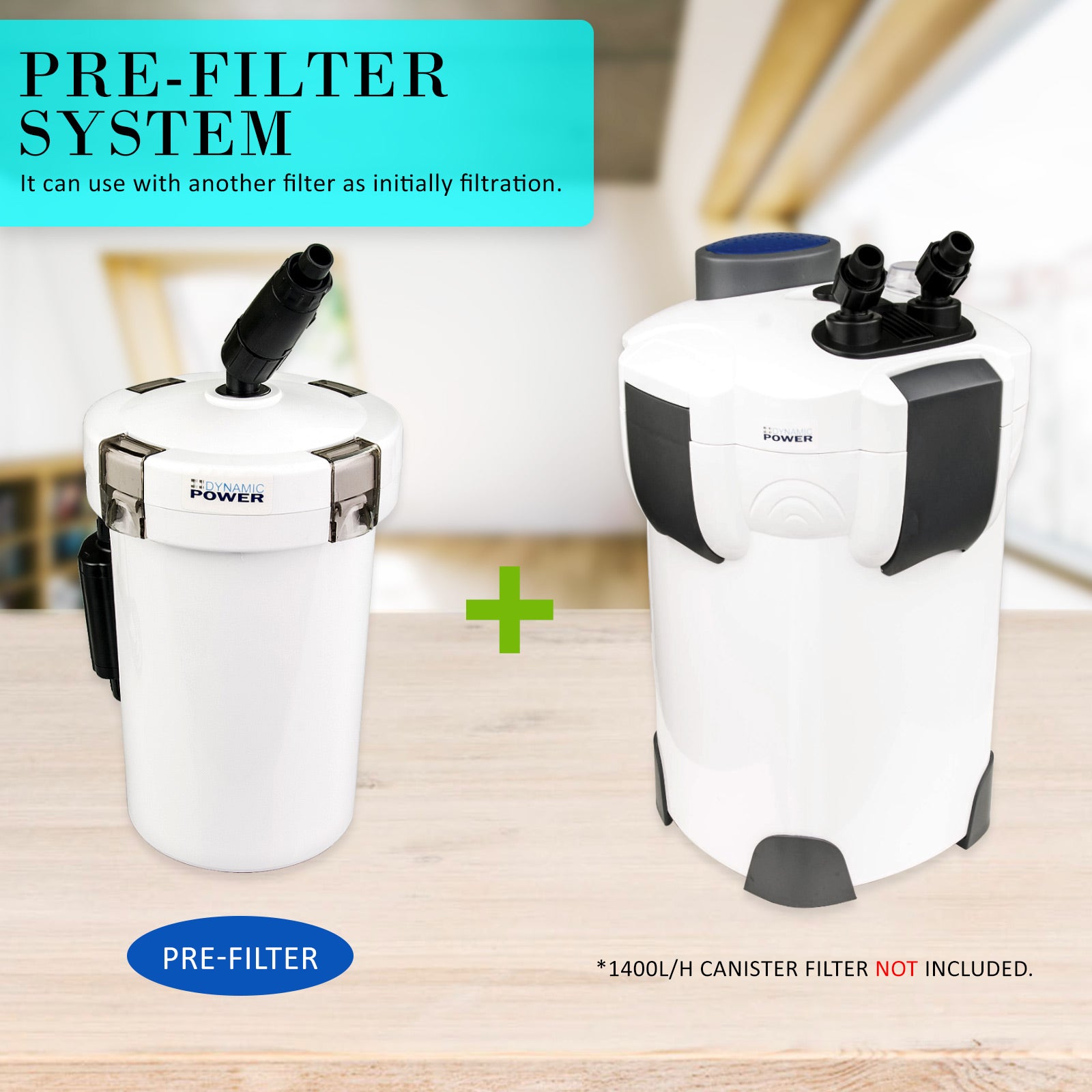 Dynamic Power External Canister Filter - 400L/H