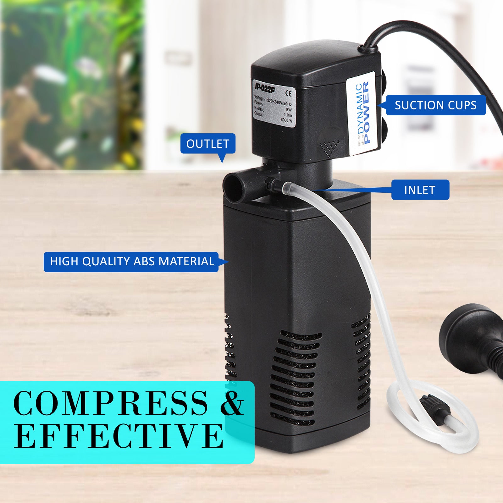 Dynamic Power 3-in-1 Internal Filter - 600L/H