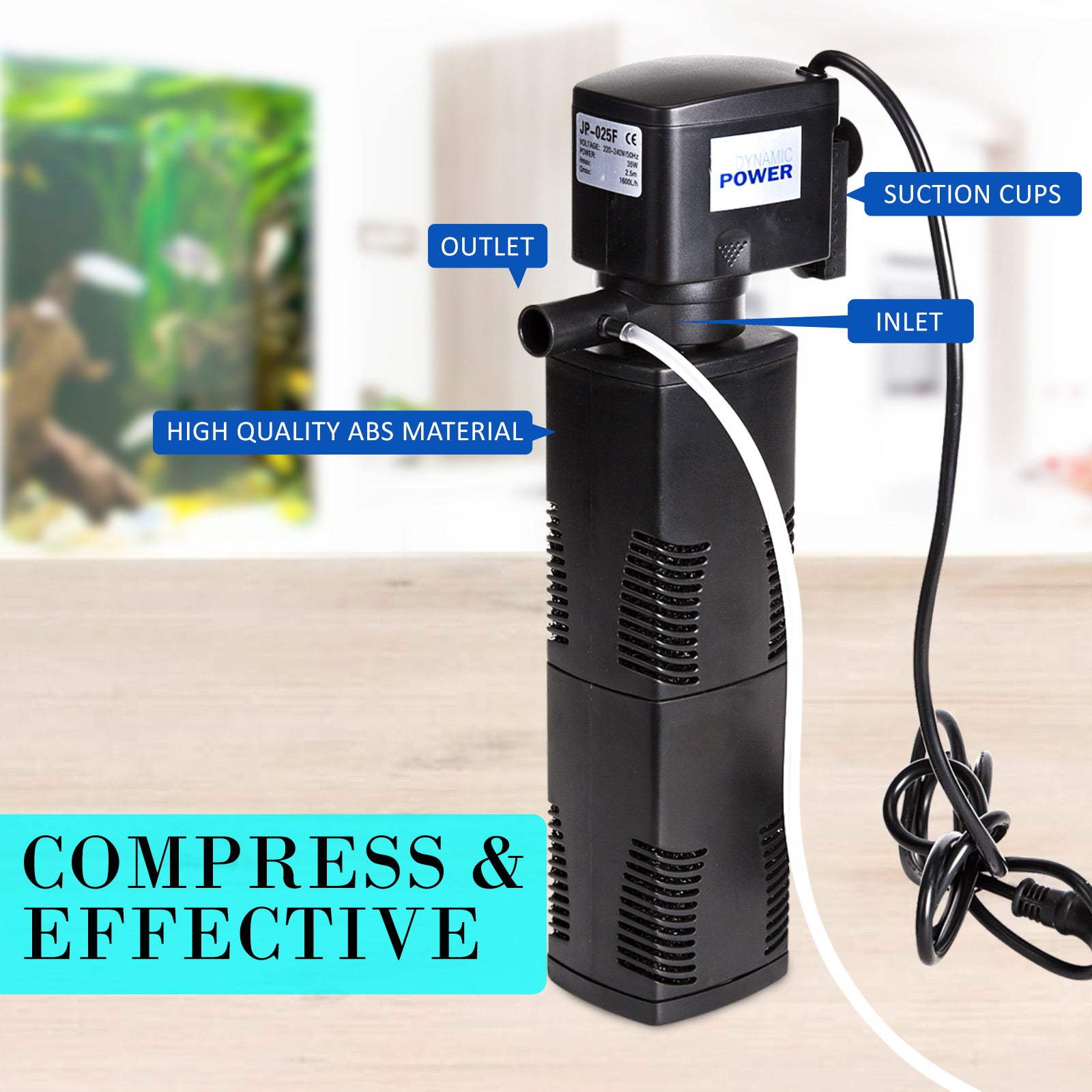 Dynamic Power 3-in-1 Internal Filter - 1600L/H
