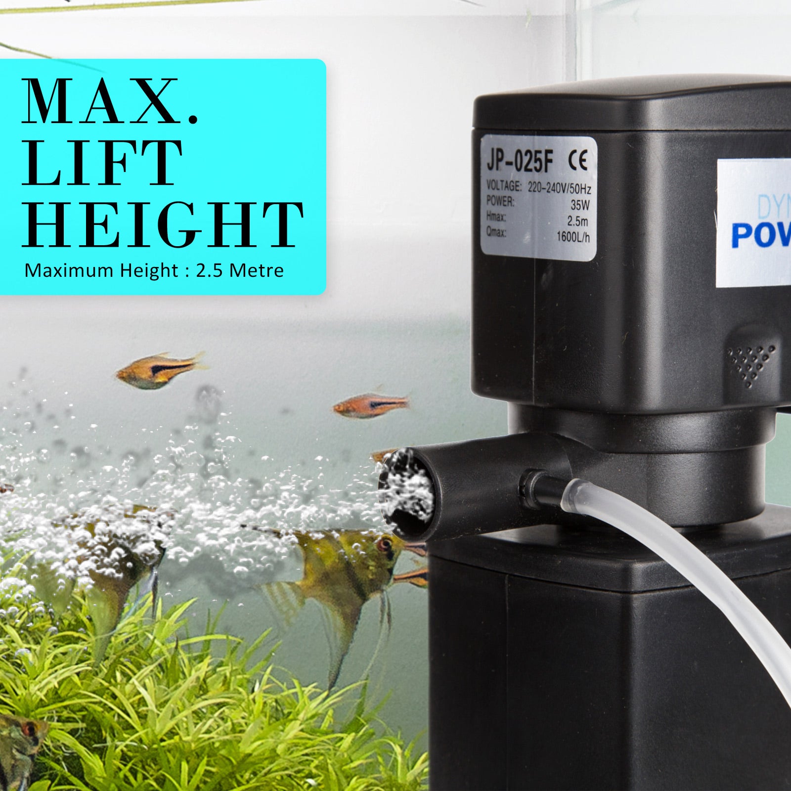 Dynamic Power 3-in-1 Internal Filter - 1600L/H