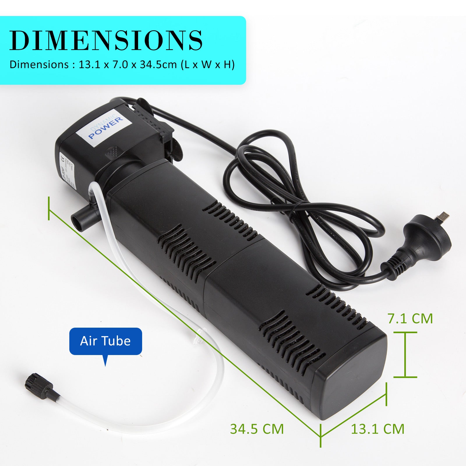 Dynamic Power 3-in-1 Internal Filter - 1600L/H