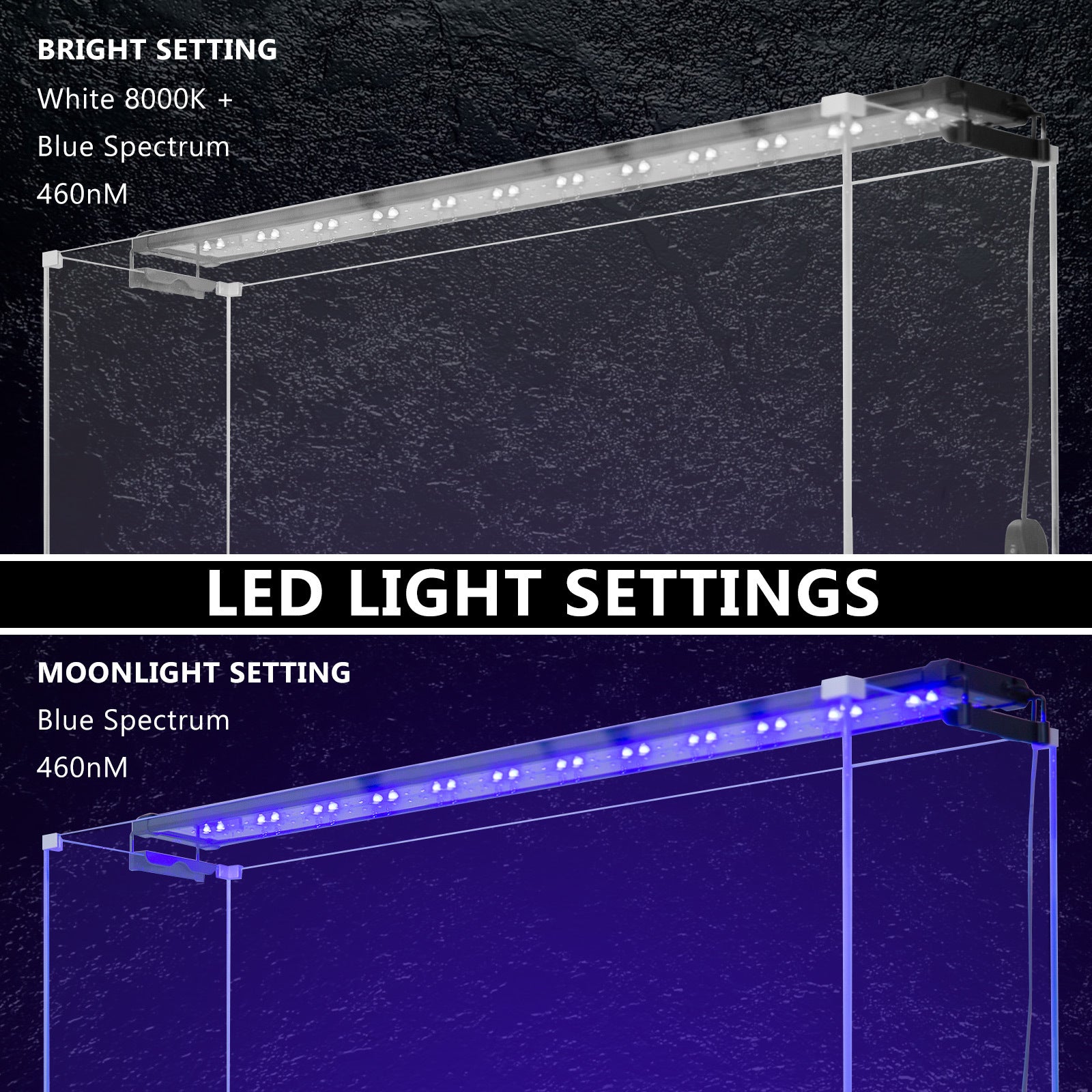 Dynamic Power 27W LED Light Blue/White - 95-115cm Combo