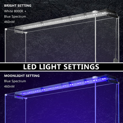 Dynamic Power 27W LED Light Blue/White - 95-115cm Combo
