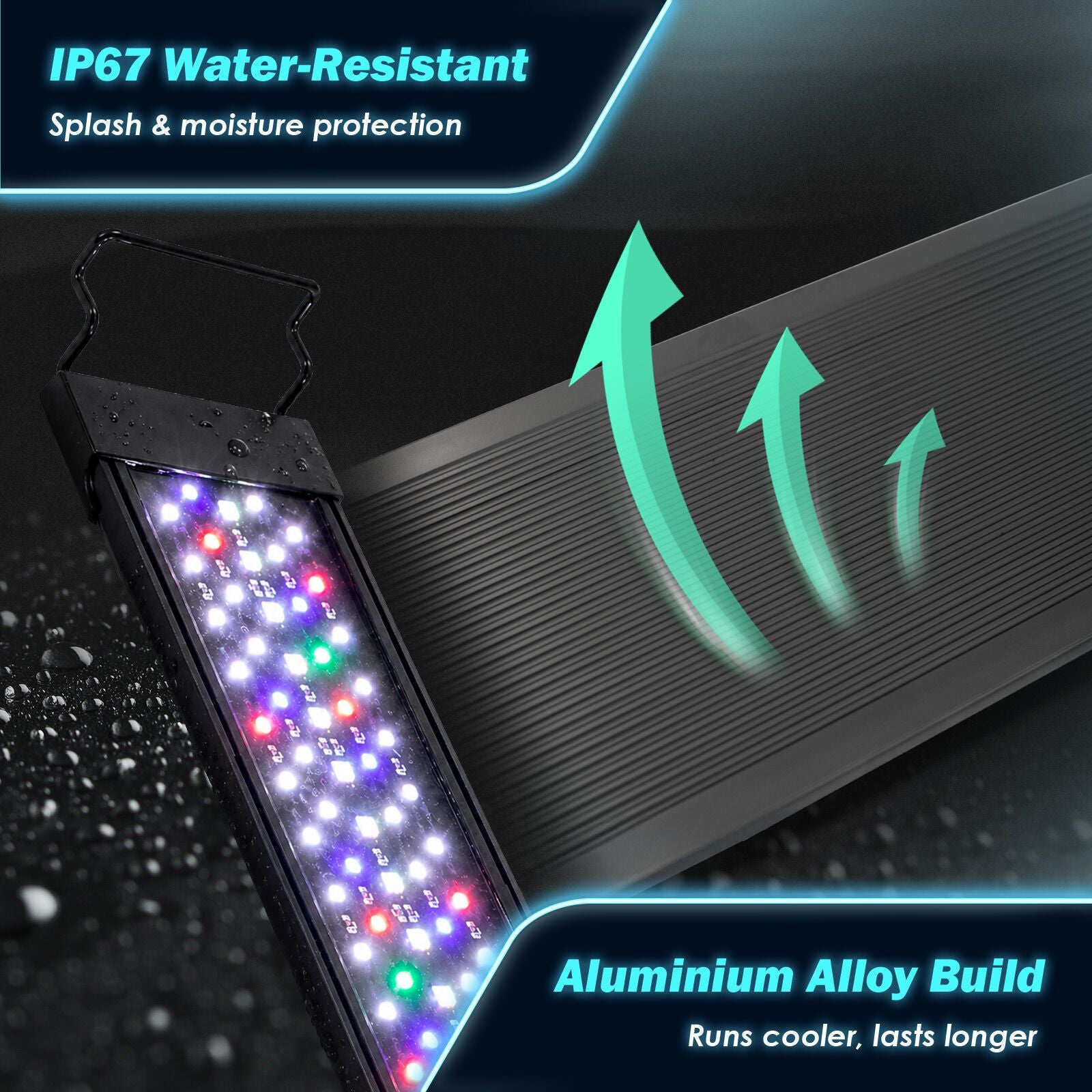 Dynamic Power 30W RGB LED Plant Light - 75cm
