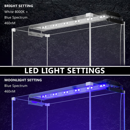 Dynamic Power 11w LED Light Blue/White - 50-70cm Combo