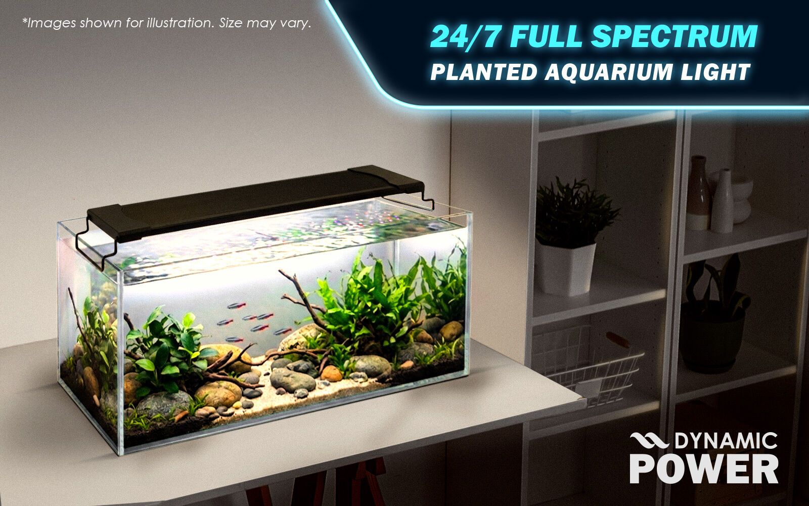 Dynamic Power 12W RGB LED Plant Light - 26cm