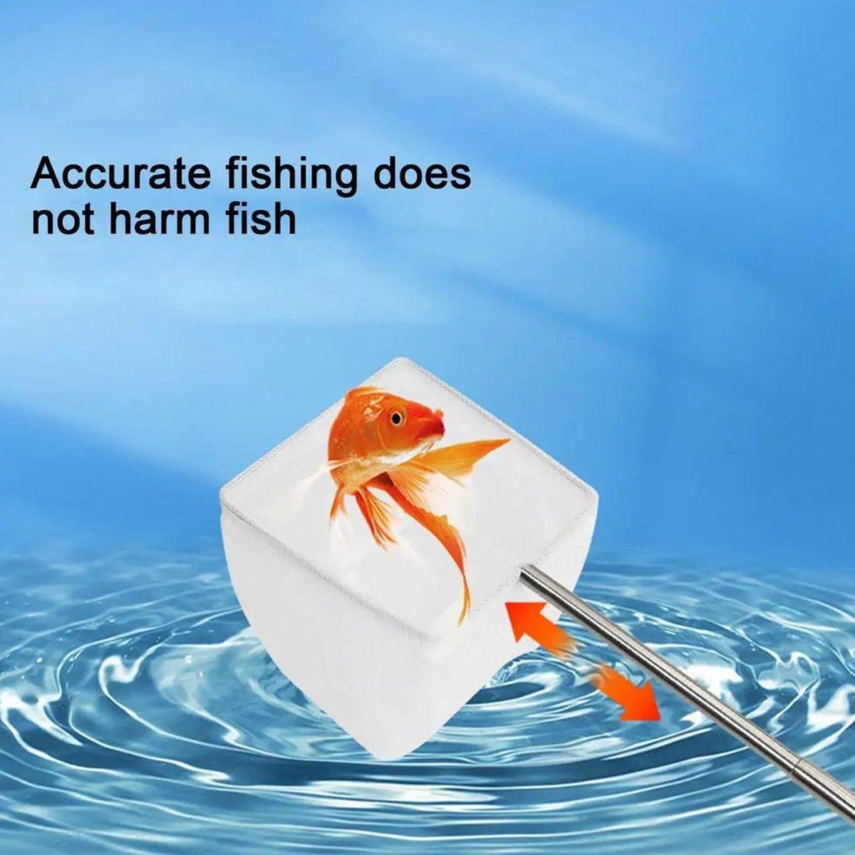 Retractable Pocket Fish Net - Shape - Square - S