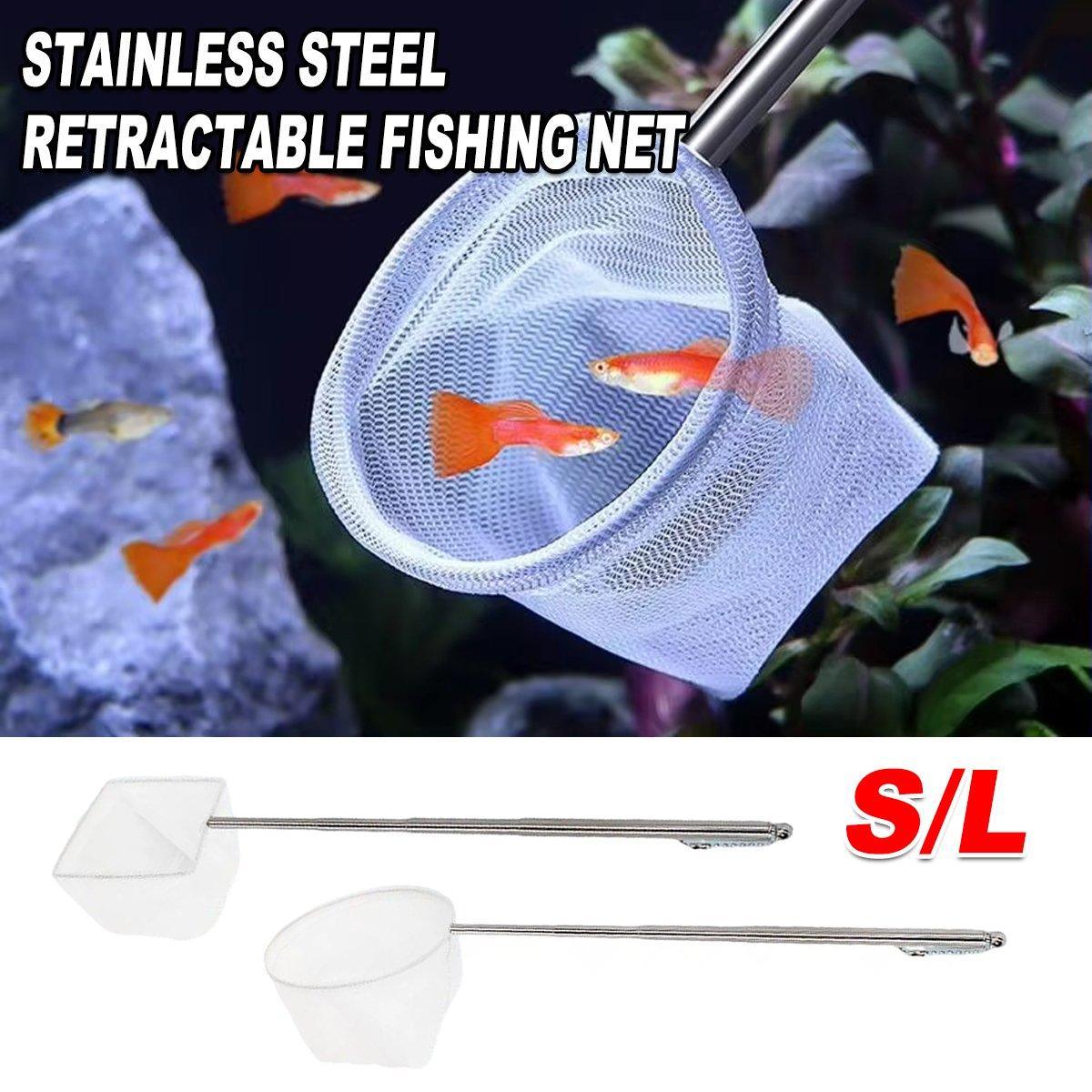 Retractable Pocket Fish Net - Shape - Round - L