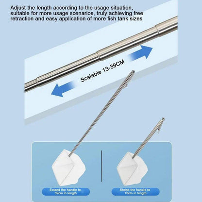 Retractable Pocket Fish Net - Shape - Round - L