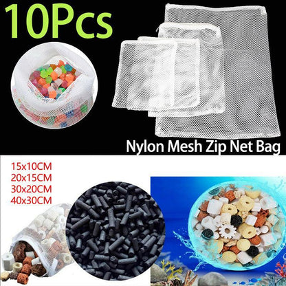 Filter Media Mesh Bags - 10Pcs - 20 x 30CM