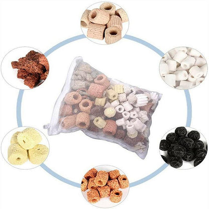 Filter Media Mesh Bags - 10Pcs - 15 x 20cm