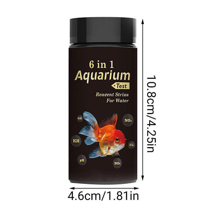 6in1 Water Quality Test Strips - 50pcs