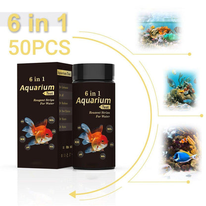 6in1 Water Quality Test Strips - 50pcs