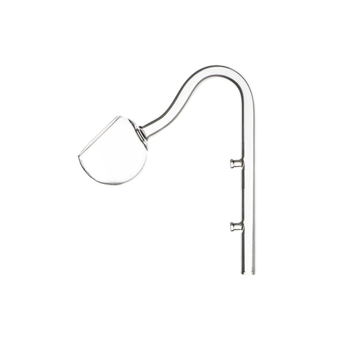 Glass Lily Pipe - Hemispherical Outlet - 16mm