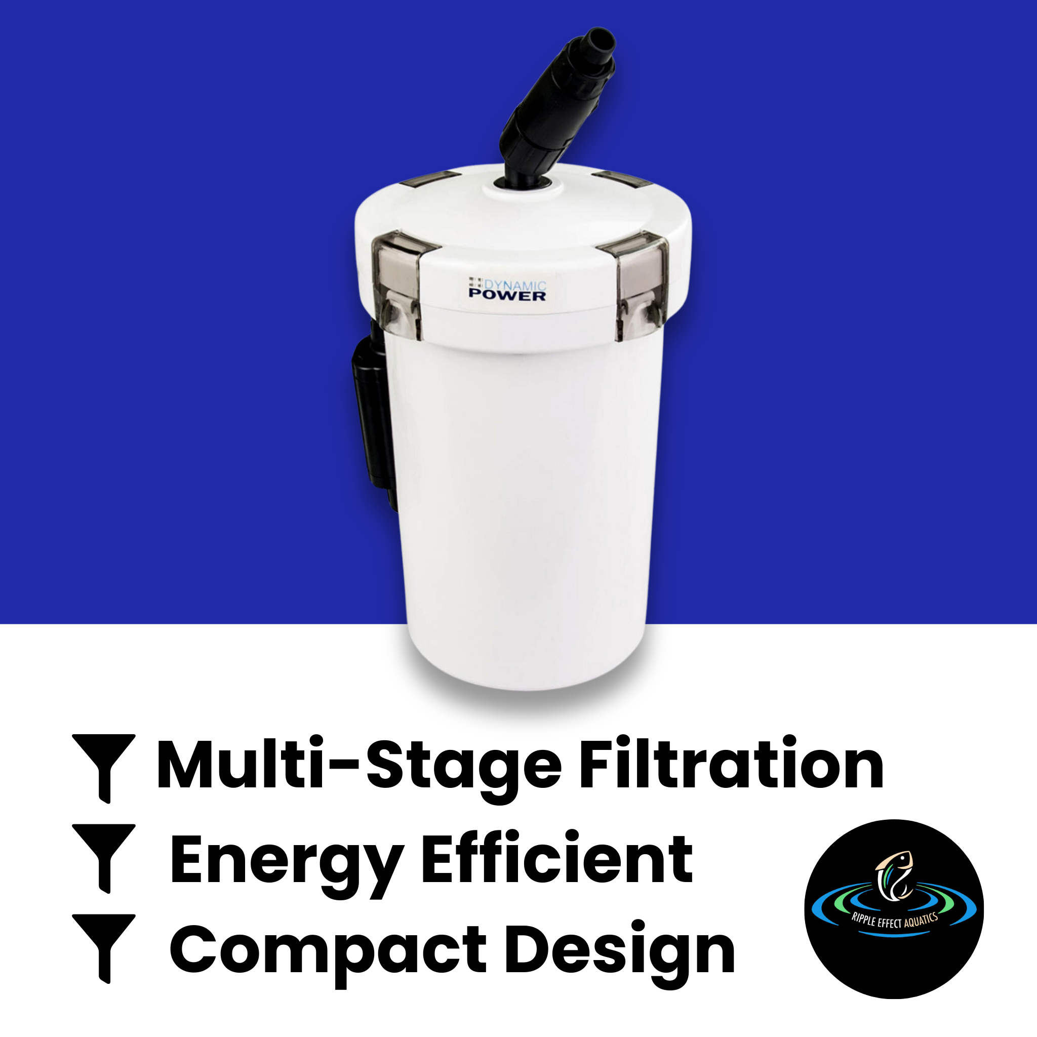Dynamic Power External Canister Filter - 400L/H