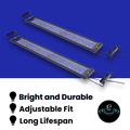 Dynamic Power 18w LED light Blue/White - 75-95cm Combo