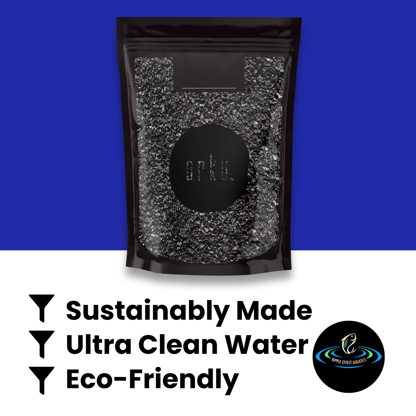 ORKU Granular Activated Carbon - Coconut Shell Charcoal - 100g