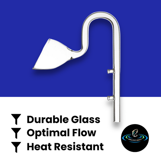 Glass Lily Pipe - Speaker Outlet - 12mm