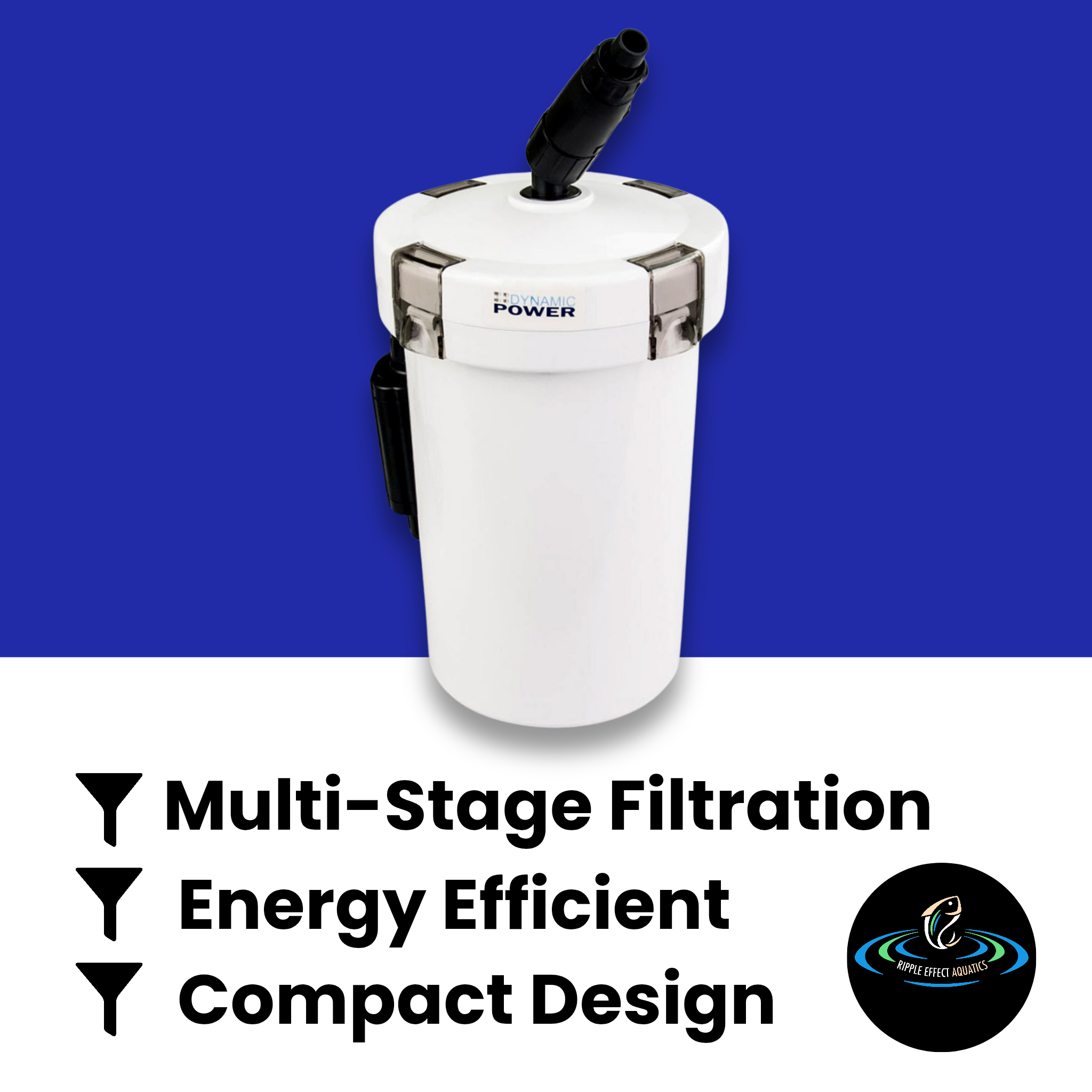 Dynamic Power External Canister Filter - 400L/H