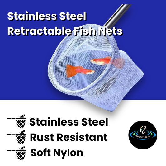 Retractable Pocket Fish Net - Shape - Round - L