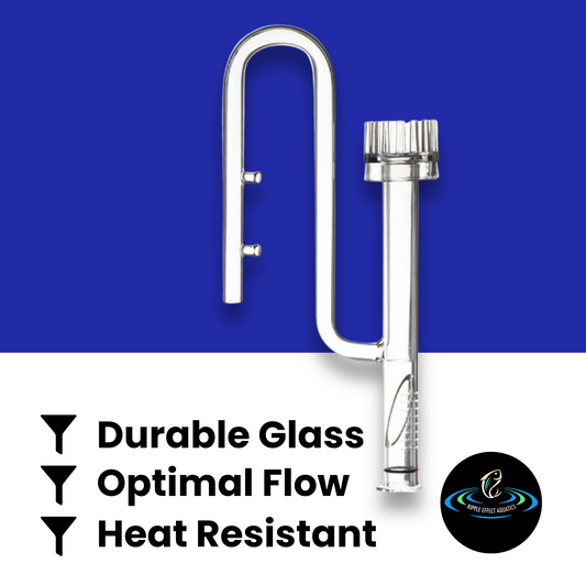 Glass Lily Pipe - Surface Skimmer Inlet - 12mm